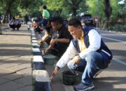 Jelang HUT Ke-31 Kota Tangerang, Ratusan Pegawai Pemkot Lakukan Pengecatan Kanstin