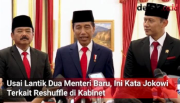 VIDEO: Usai Lantik Dua Menteri Baru, Ini Kata Jokowi Terkait Reshuffle di Kabinet