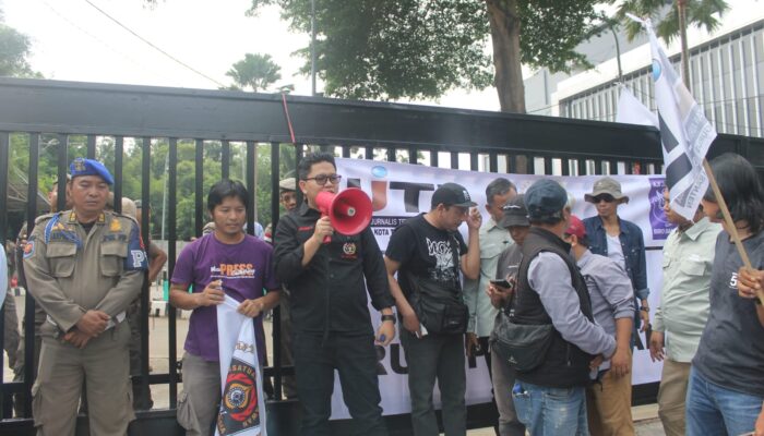 Lintas Organisasi Profesi Wartawan Tangsel Tolak Revisi Undang-undang Penyiaran