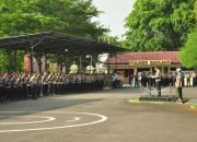 Jelang Pemungutan Suara, Polres Banjar Gelar Apel Pergeseran Pasukan Pam TPS Pilkada Serentak 2024