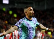 Bersinar di Arsenal, Gabriel Jesus Cetak 6 Gol dalam 4 Laga Terakhir