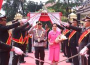 Tongkat Kepemimpinan Kapolres Banjar Resmi Diserahkan Kepada AKBP Tyas Puji Rahadi