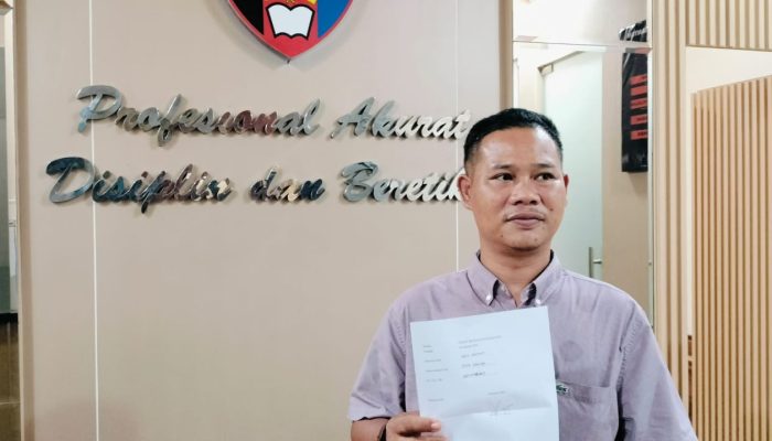 Andi jempol Adukan Pelayananan Polres cilegon ke Propam Polda Banten Buntut Mukota VI Kadin Cilegon
