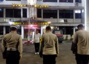 Anggota Polsek Balaraja Gelar Pengamanan Sispam Mako