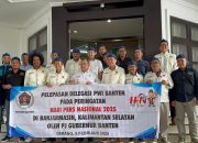 Pj Gubernur Lepas Delegasi PWI Banten Hadiri HPN 2025 di Banjarmasin di Pendopo