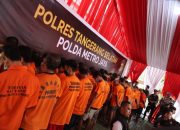 Polres Tangerang Selatan Tangkap 33 Pelaku Kejahatan Jalanan