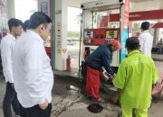 Cegah Kurangi Takaran, Metrologi Disperindag Sidak SPBU 3415706 Kawidaran Cikupa