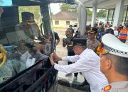 Kapolres bersama Wali Kota Banjar Melaksanakan Ramp Check di Terminal Bus Kota Banjar