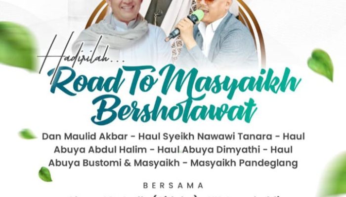 Hadiri Road To Masyaikh Bersholawat di Alun-alun Pandeglang