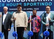 Maesyal Dampingi Menpora Lajukan Groundbreaking Ice House Sportindo