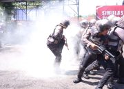 Polres Banjar Gelar Simulasi Sispamkota Jelang Aksi May Day