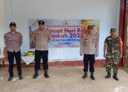 Polsek Panawangan Laksanakan Pengamanan Ibadah Minggu Paskah di Gereja Santo Simon Desa Kertajaya