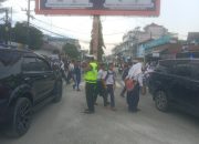 Sat Lantas Polres Tanjung Balai Lakukan Pengaturan Arus Lalu Lintas Saat Pulang Sekolah