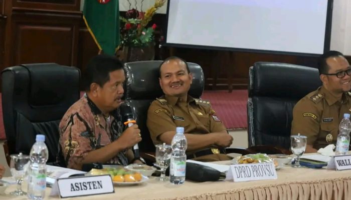 Wali Kota dan Wakil Wali Kota Tanjungbalai Terima Kunker Banggar DPRD Sumut Bahas DBH dan BKP