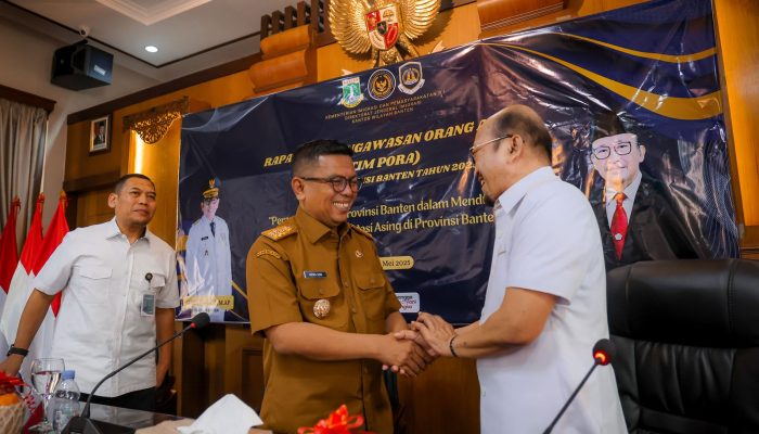 Gubernur Banten Andra Soni Buka Rapat Tim PORA