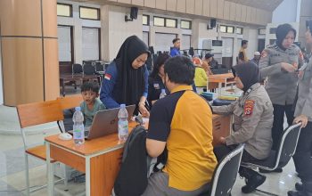 Rayakan May Day, Polresta Tangerang Gelar Bakti Kesehatan