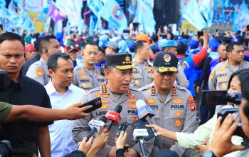 Dihadapan Presiden Kapolri Pastikan Pengamanan dan Pelayanan Terbaik May Day Fiesta