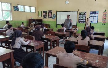 Polsek Cisaga Lakukan Monitoring Demi Kelancaran Ujian di Tingkat Madrasah