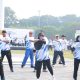 Rayakan Hardiknas, Intan Senam Bersama Ribuan Guru Kabupaten Tangerang