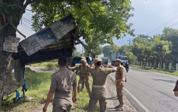 Satpol PP Sergai Tertibkan Pedagang Liar di Jalinsum, Utamakan Pendekatan Humanis