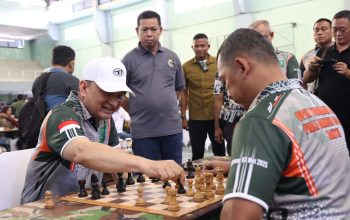 Wagub Banten A Dimyati Natakusumah Hadiri Open Turnamen Catur Piala Danrem 064/MY