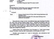 PKL Sentiong Membandel Karena Dibekingi Preman, Camat Terbitkan Surat Peringatan