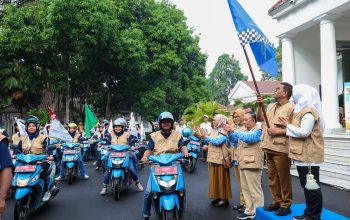 Gubernur Banten Andra Soni Lepas Kirab Bangga Kencana 2025