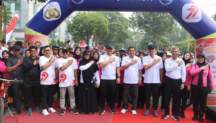 Kapolresta dan Bupati Tangerang Lepas Ribuan Peserta Fun Bike dan Fun Walk