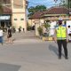 Anggota Lantas Polsek Mauk Gatur Lalin Pagi Hari Diperempatan Pasar Mauk