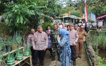 Desa Jalatrang Dinilai Lomba Pekarangan Pangan Bergizi Tingkat Nasional oleh Mabes Polri
