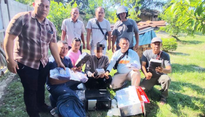 Polsek Sei Tualang Raso  Ungkap 7,54 Kg Sabu