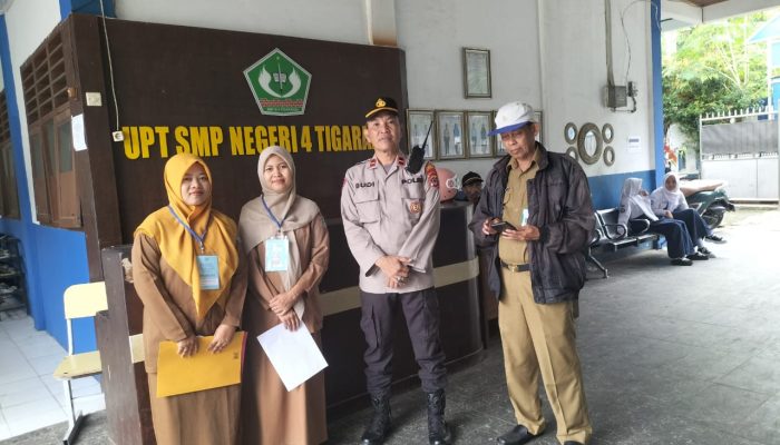 Kanit Binmas Polsek Tigaraksa Hadiri Kegiatan MPLS di SMPN 4 Tigaraksa