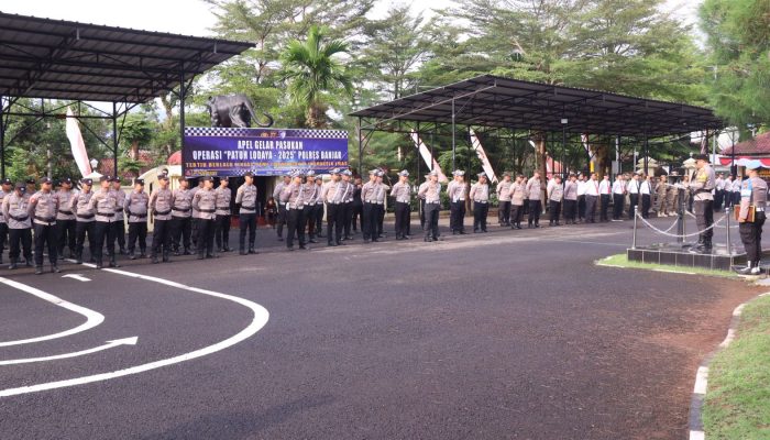 Polres Banjar Gelar Apel Pasukan Operasi Patuh Lodaya 2025