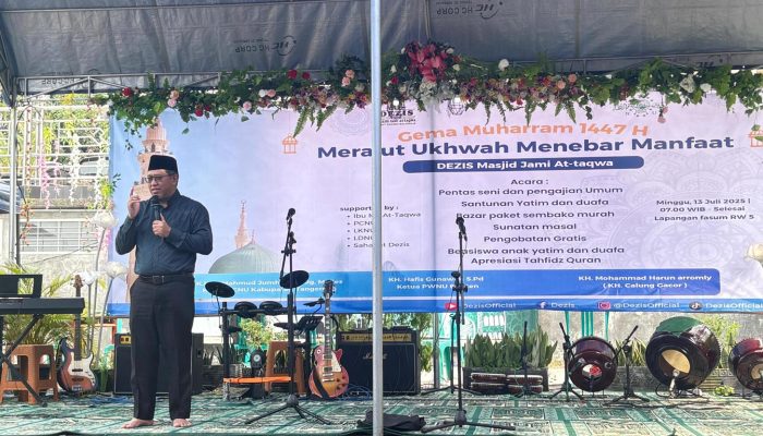 Ketua PCNU Hadiri Baksos di Masjid Jami At -Taqwa Perum Bukit Gading Balaraja