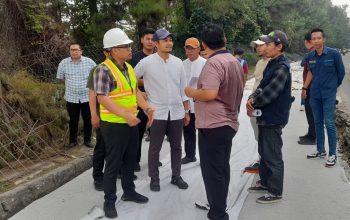 Pilar Saga Pantau Proyek Jalan Rp12 Miliar di Griya Loka BSD, Target Selesai September
