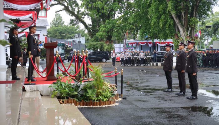 Puncak Peringatan Hari Bhayangkara ke-79 Polres Ciamis Dipusatkan di Halaman Gedung Negara