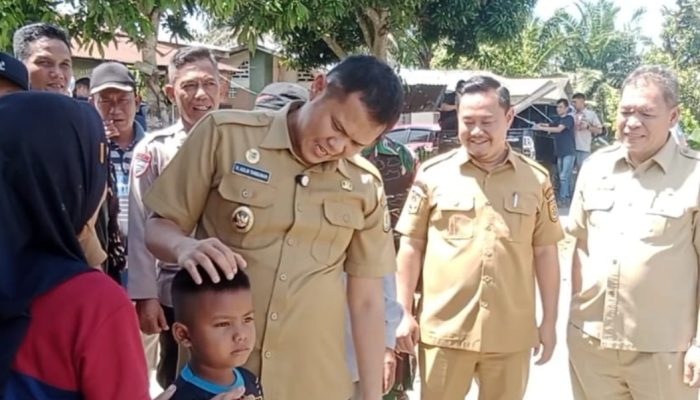 Bocah 5 Tahun yang Sempat Hilang Saat Puting Beliung Akhirnya Bertemu Wabup Sergai