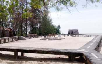 Keren! Pantai Cemara Kembar Sergai Hadirkan Tempat Wisata Baru dengan Konsep Taman Estetik dan Jembatan Layang
