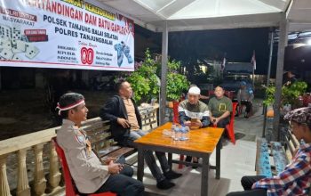 Sambut HUT RI 80, Kapolres Tanjungbalai Buka Turnamen Dam Batu