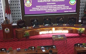 Semua Fraksi DPRD Kab Tangerang Setujui RPJMD 2025 – 2029