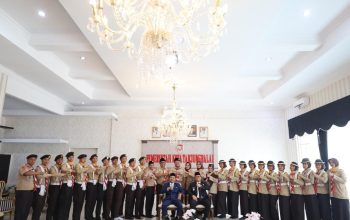 Wali Kota Mahyaruddin Salim Terima Silaturahmi Pasukan 17 Gerakan Pramuka Kwartir