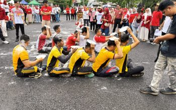 Sambut HUT ke 80 RI, Polres, Kejari, dan Pemkot Banjar Gelar Lomba Tradisional