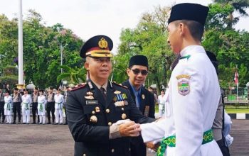 Wakapolres Ciamis Hadiri Pengukuhan Paskibraka 2025, Beri Dukungan Penuh untuk Pengibaran Merah Putih