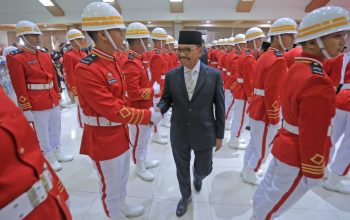 Pengukuhan Paskibraka 2025, Sachrudin: Jaga Kesehatan dan Selamat Bertugas!