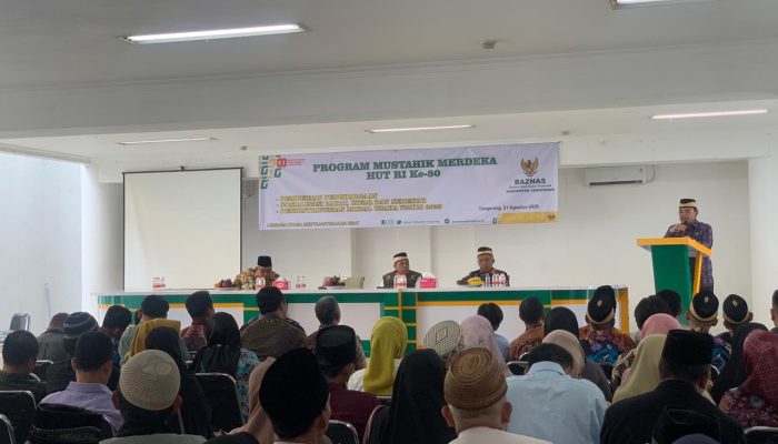 Sekda Soma Hadiri Pemberian Penghargaan Baznas Award