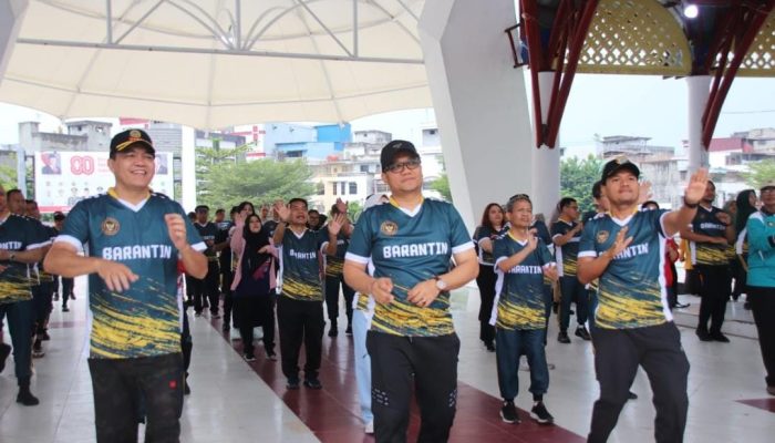 Wali Kota Tanjungbalai Jalan Sehat Bersama Kepala Karantina