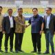 Gubernur Banten Andra Soni dan Ketua Umum PSSI Erick Thohir Tinjau Stadion Internasional Banten