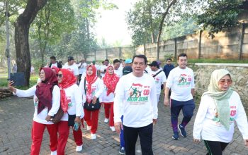 Bupati Ikuti Jalan Sehat Bareng MD KAHMI Kabupaten Tangerang