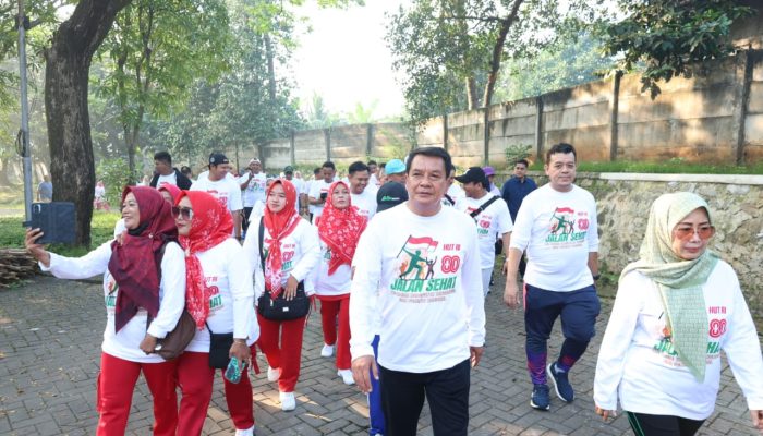 Bupati Ikuti Jalan Sehat Bareng MD KAHMI Kabupaten Tangerang