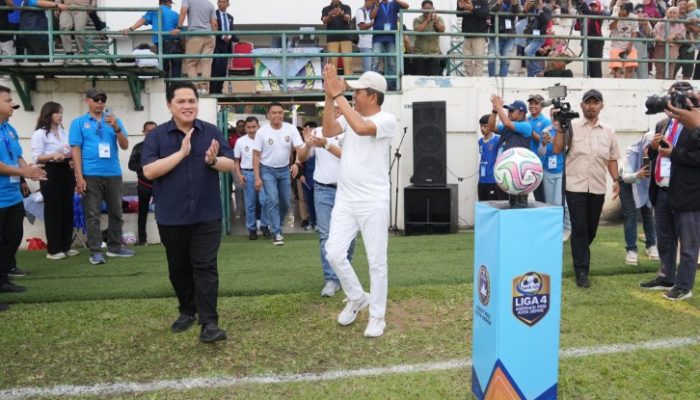 Liga 4 Nasional Resmi Bergulir di Kota Depok. Erick Thohir, Tonggak Baru Sepak Bola Akar Rumput Indonesia
